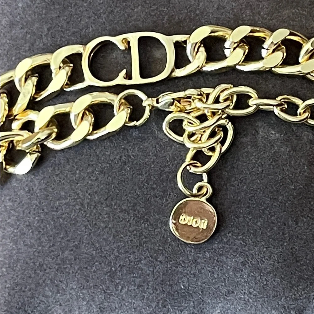 Authentic Christian Dior Gold Chain Bracelet!!! - Picture 9 of 14